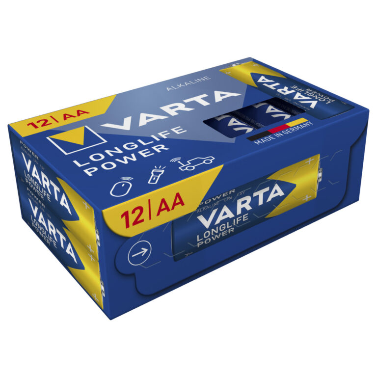Varta Longlife Power 4906 Mignon AA Batterie 12er Cube