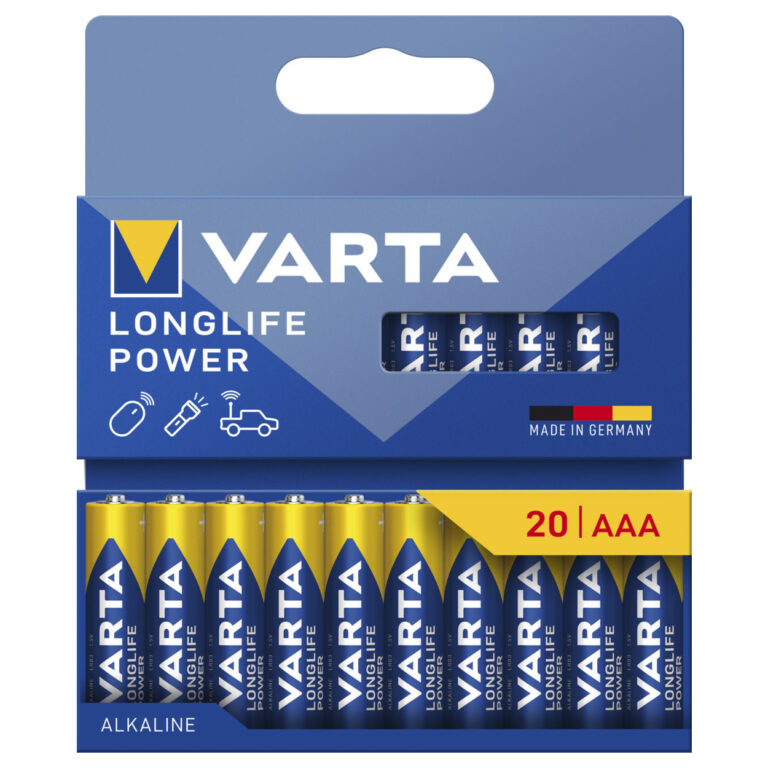 Varta Longlife Power 4903 Micro AAA Batterie 20er Blister