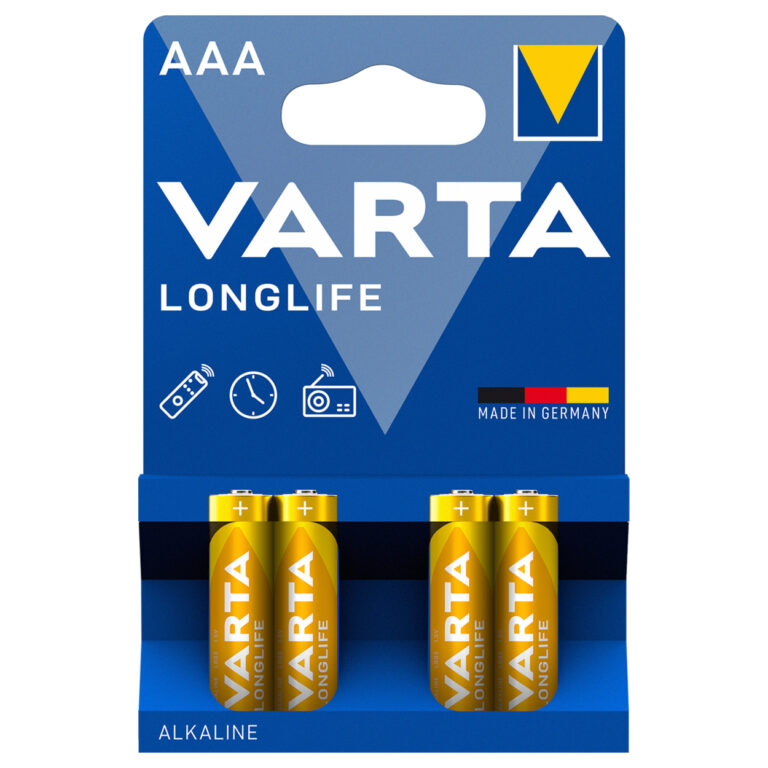 Varta Longlife 4103 Micro AAA Batterie 4er Blister