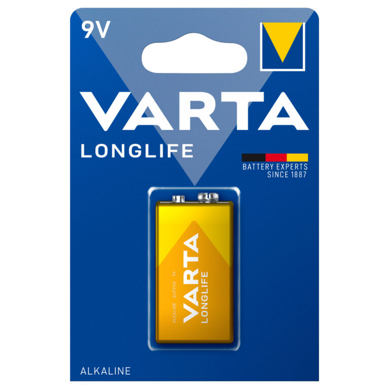Varta Longlife 4122 9V-Block Batterie 1er Blister