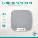 Ajax HomeSiren Jeweller weiße Funk-Innensirene