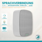 Ajax SpeakerPhone Jeweller weiß mit Sprachverbindung